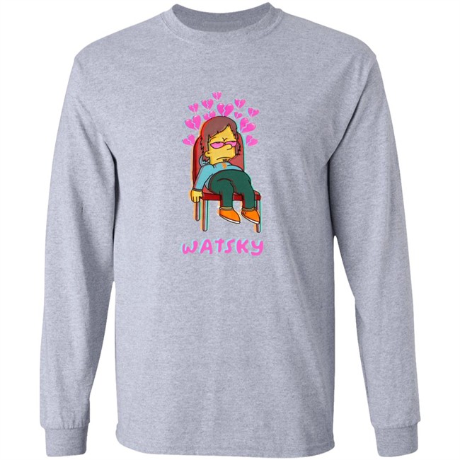 George Watsky Merch Store Bartsky White Tee Shirt George Watsky Merch Store Bartsky White Tee Shirt