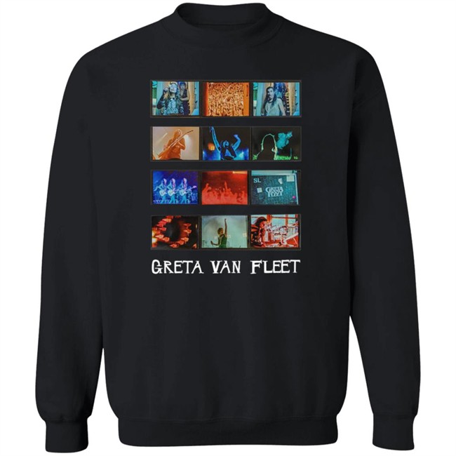 Greta Van Fleet Merch Collage T Shirt Greta Van Fleet Merch Collage T Shirt