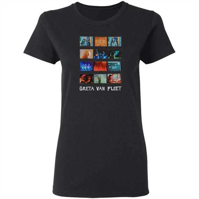 Greta Van Fleet Merch Collage T Shirt Greta Van Fleet Merch Collage T Shirt