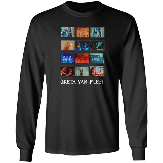 Greta Van Fleet Merch Collage T Shirt Greta Van Fleet Merch Collage T Shirt