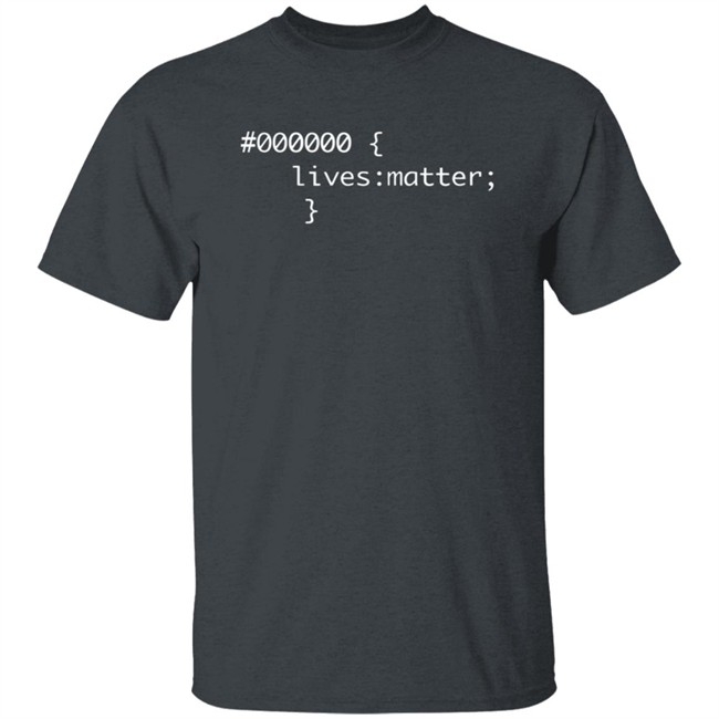 000000 Lives Matter T Shirt