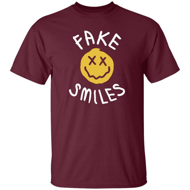 Phora Merch Fake Smiles Face Tee Phora Merch Fake Smiles Face Tee