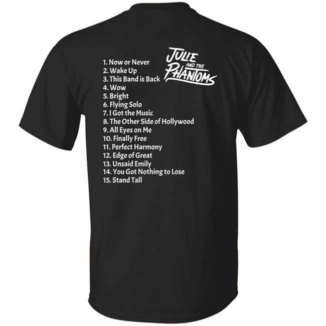 Bon Fire Merch Julie And The Phantoms Black Pullover Hoodie Bon Fire Merch Julie And The Phantoms Black Pullover Hoodie