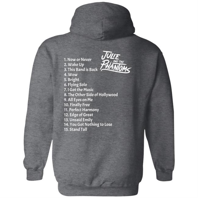 Bon Fire Merch Julie And The Phantoms Black Pullover Hoodie Bon Fire Merch Julie And The Phantoms Black Pullover Hoodie