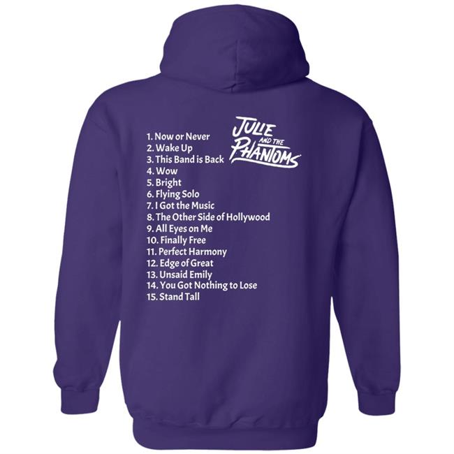 Bon Fire Merch Julie And The Phantoms Black Pullover Hoodie Bon Fire Merch Julie And The Phantoms Black Pullover Hoodie