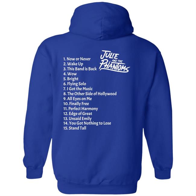 Bon Fire Merch Julie And The Phantoms Black Pullover Hoodie Bon Fire Merch Julie And The Phantoms Black Pullover Hoodie
