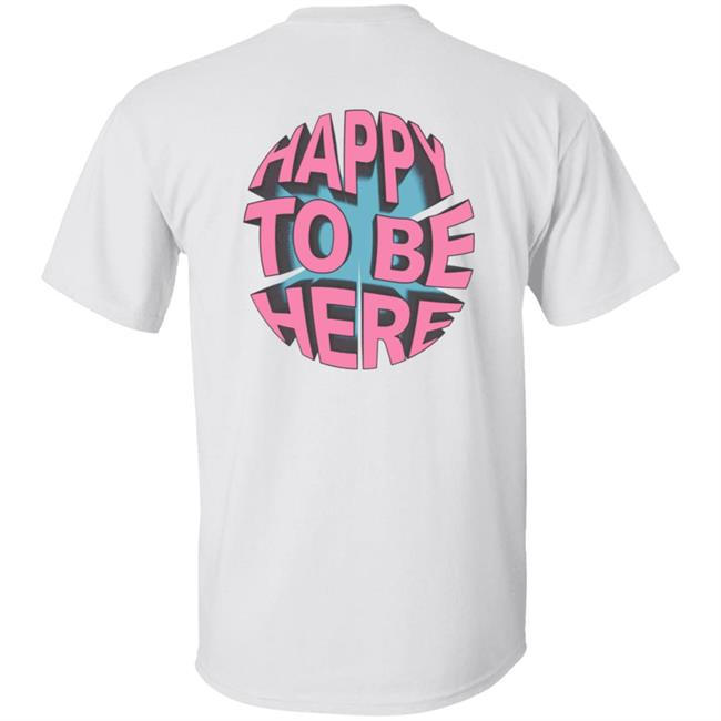 Space Zebra Merch Happy To Be Here Ice Blue Hoodie Space Zebra Merch Happy To Be Here Ice Blue Hoodie