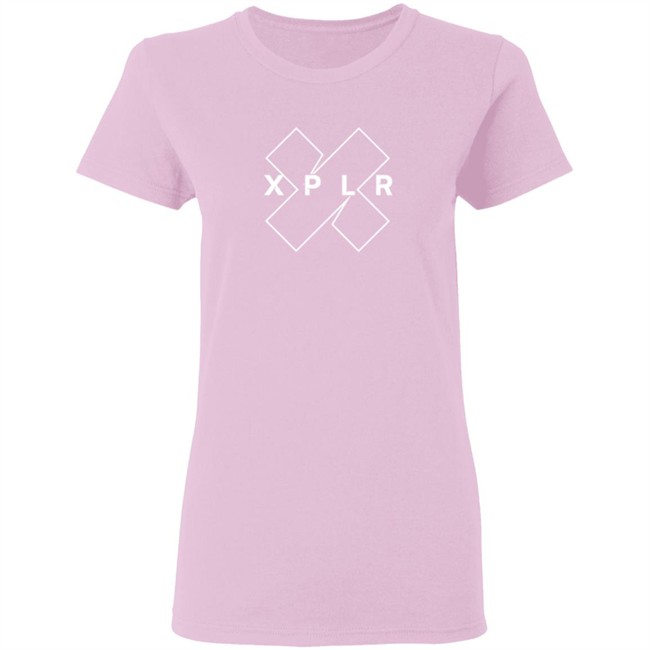 Xplr Merch X P L R Light Pink Shirt Xplr Merch X P L R Light Pink Shirt