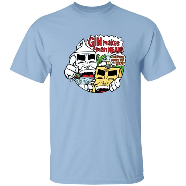 Milk & Cheese Gin Makes A Man Mean Hoodie