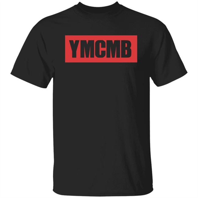 YMCMB T Shirt Red Box Logo YMCMB Shirt