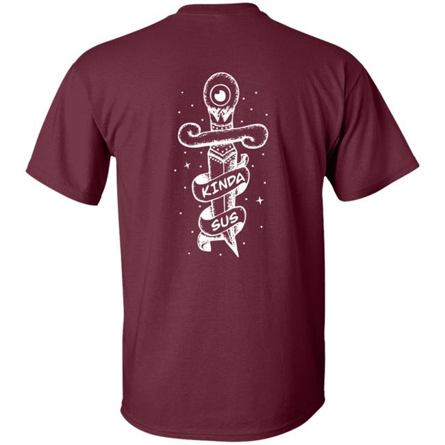 Jacksepticeye Merch Kinda Sus Tee Jacksepticeye Merch Kinda Sus Tee