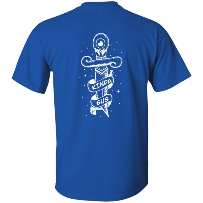 Jacksepticeye Merch Kinda Sus Tee Jacksepticeye Merch Kinda Sus Tee