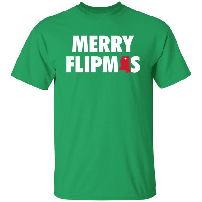 Mississippiswag Shop Merry Flipmas T Shirt Long Sleeve T Shirt
