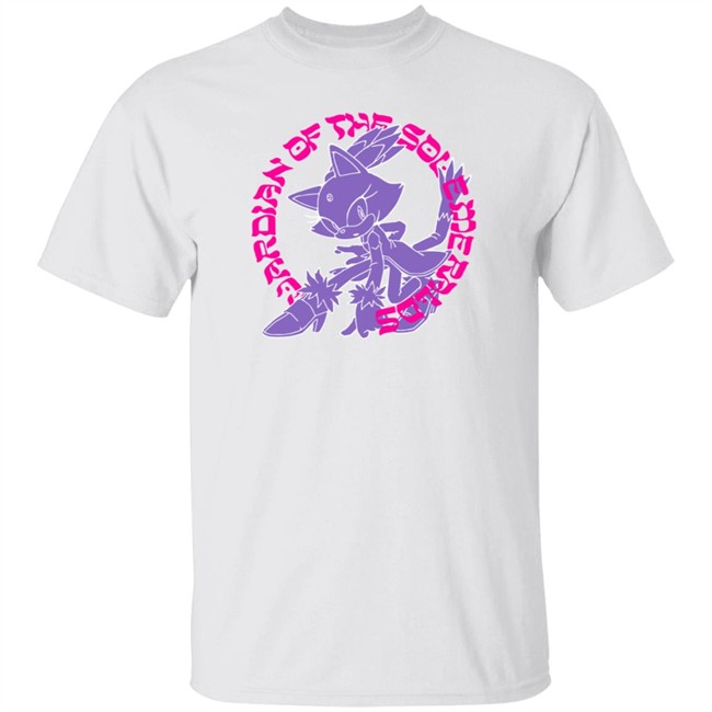 Blaze The Cat Guardian Of The Sol Emeralds Yellow Tee Blaze The Cat Guardian Of The Sol Emeralds Yellow Tee