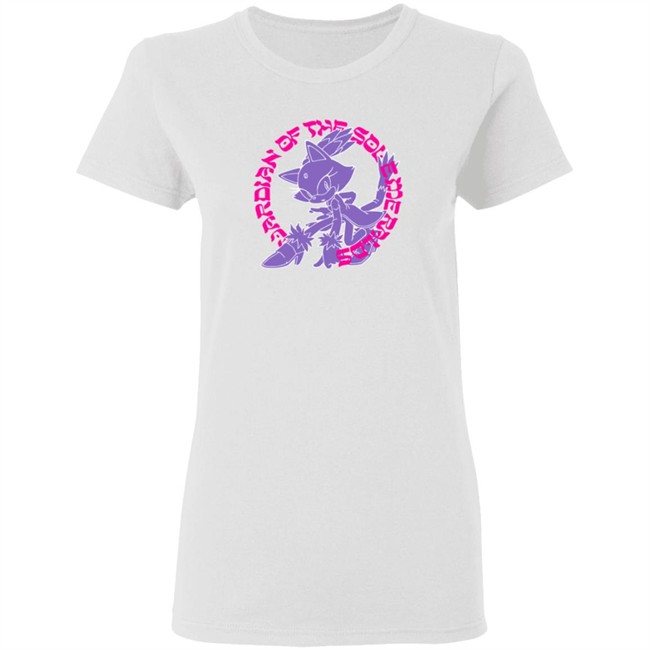 Blaze The Cat Guardian Of The Sol Emeralds Yellow Tee Blaze The Cat Guardian Of The Sol Emeralds Yellow Tee