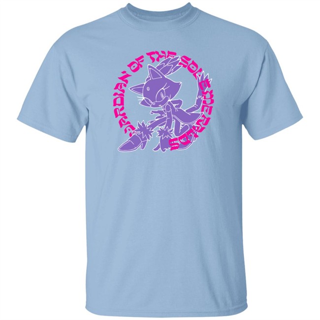 Blaze The Cat Guardian Of The Sol Emeralds Yellow Tee Blaze The Cat Guardian Of The Sol Emeralds Yellow Tee