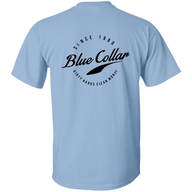 Acal Clothing Merch Blue Collar T Shirt Acal Clothing Merch Blue Collar T Shirt