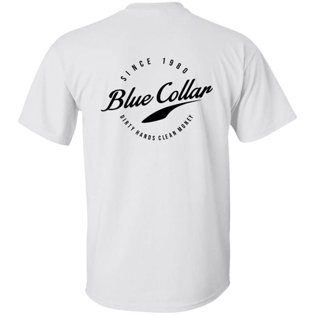 Acal Clothing Merch Blue Collar T Shirt Acal Clothing Merch Blue Collar T Shirt