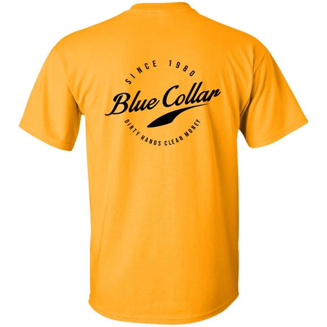 Acal Clothing Merch Blue Collar T Shirt Acal Clothing Merch Blue Collar T Shirt