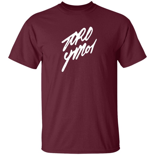 Toro Y Moi Merch Script T Shirt Toro Y Moi Merch Script T Shirt