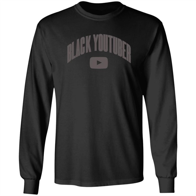 Black Youtuber Hoodie Black Poudii Black Youtuber Hoodie Black Poudii
