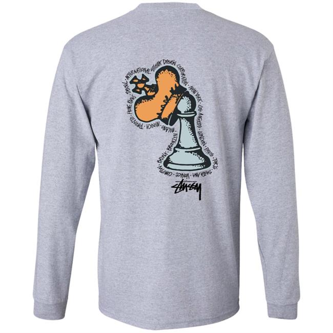 Stussy Merch Hidden Pawn Long Sleeve Tee Stussy Merch Hidden Pawn Long Sleeve Tee