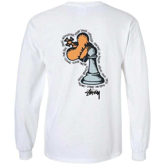 Stussy Merch Hidden Pawn Long Sleeve Tee Stussy Merch Hidden Pawn Long Sleeve Tee