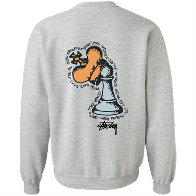 Stussy Merch Hidden Pawn Long Sleeve Tee Stussy Merch Hidden Pawn Long Sleeve Tee
