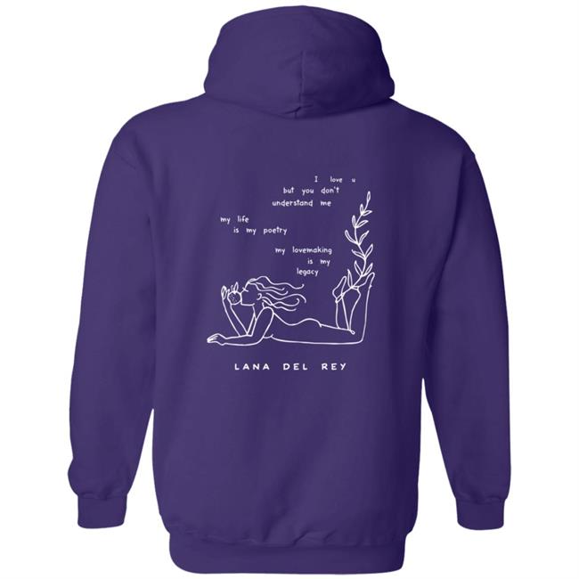 Lana Del Rey Merch Violet Tee Shirt Lana Del Rey Merch Violet Tee Shirt