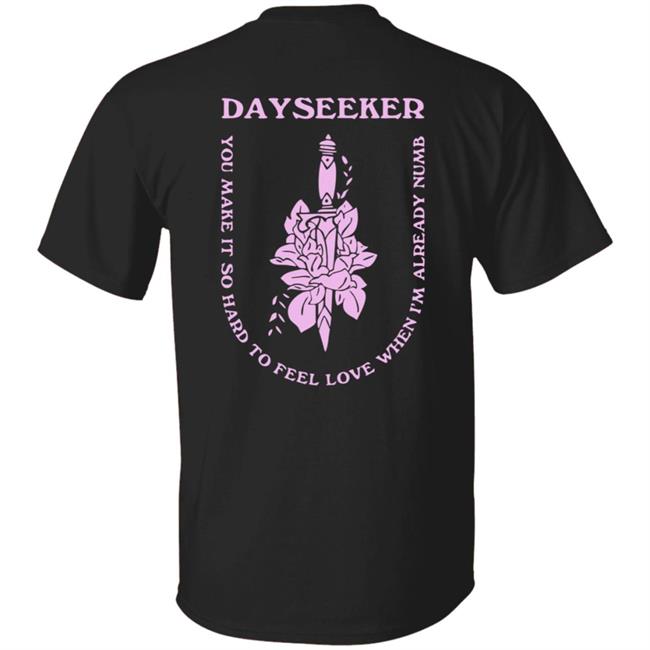 Absolute Merch Dayseeker Already Numb Dagger Tee Absolute Merch Dayseeker Already Numb Dagger Tee