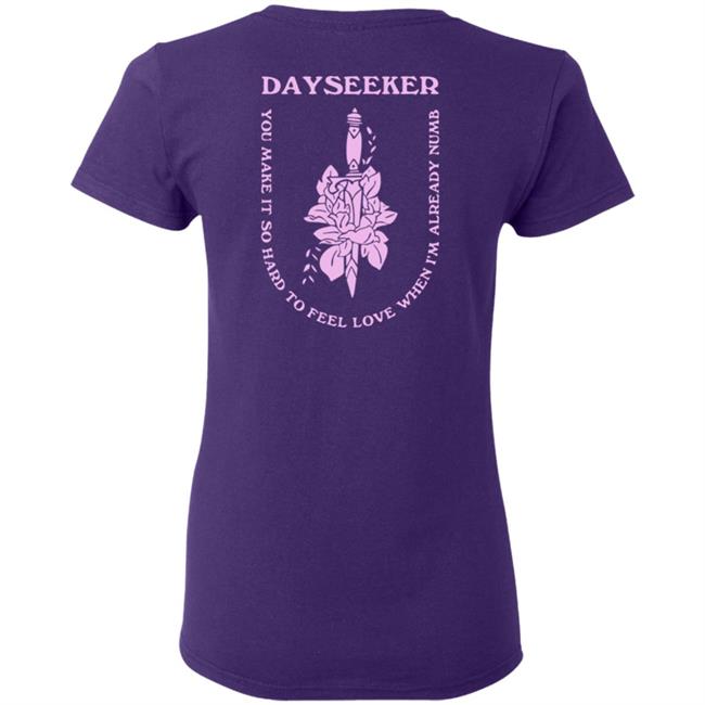 Absolute Merch Dayseeker Already Numb Dagger Tee Absolute Merch Dayseeker Already Numb Dagger Tee