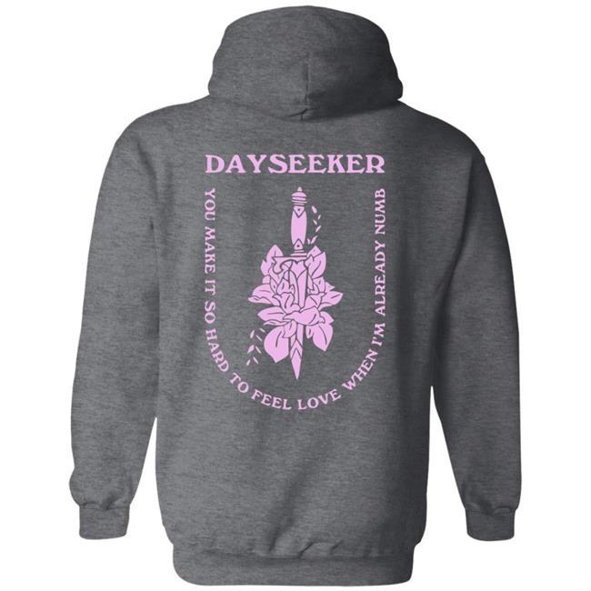 Absolute Merch Dayseeker Already Numb Dagger Tee Absolute Merch Dayseeker Already Numb Dagger Tee