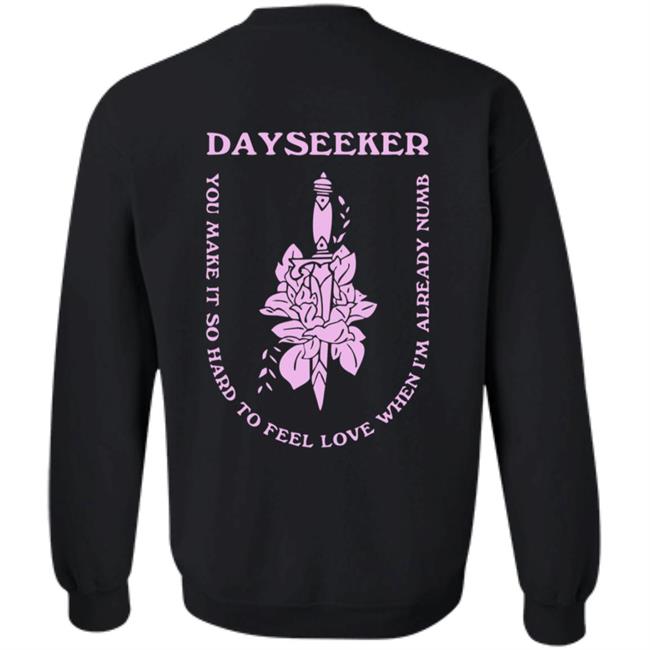 Absolute Merch Dayseeker Already Numb Dagger Tee Absolute Merch Dayseeker Already Numb Dagger Tee