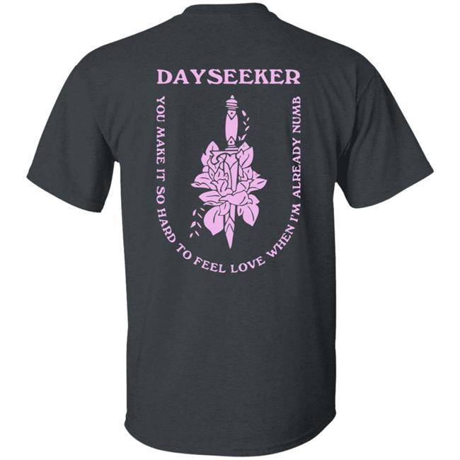 Absolute Merch Dayseeker Already Numb Dagger Tee Absolute Merch Dayseeker Already Numb Dagger Tee