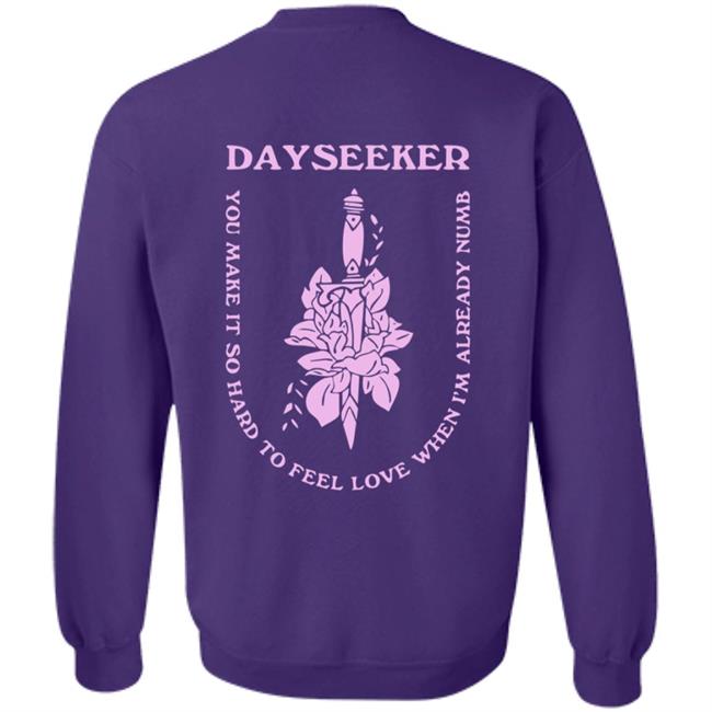 Absolute Merch Dayseeker Already Numb Dagger Tee Absolute Merch Dayseeker Already Numb Dagger Tee
