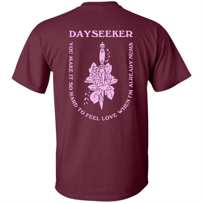 Absolute Merch Dayseeker Already Numb Dagger Tee Absolute Merch Dayseeker Already Numb Dagger Tee