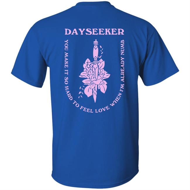 Absolute Merch Dayseeker Already Numb Dagger Tee Absolute Merch Dayseeker Already Numb Dagger Tee