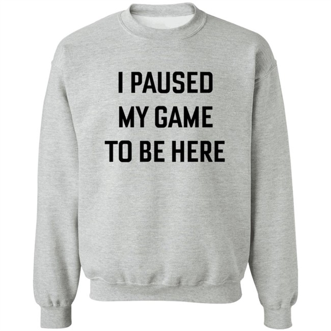 I Paused My Game To Be Here T Shirt I Paused My Game To Be Here T Shirt