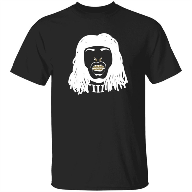 Alvin Kamara Merch Faceoff Black Tee
