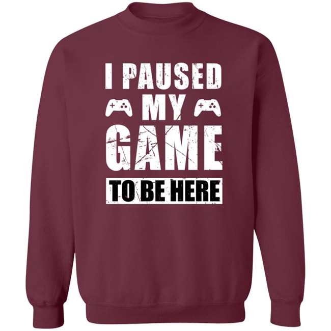 I Paused My Game To Be Here Shirt I Paused My Game To Be Here Shirt