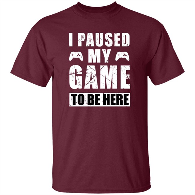 I Paused My Game To Be Here Shirt I Paused My Game To Be Here Shirt