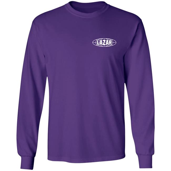 Lazarbeam Merch Youth Globe Indigo Shirt Lazarbeam Merch Youth Globe Indigo Shirt