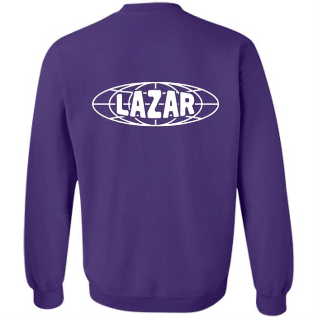 Lazarbeam Merch Youth Globe Indigo Shirt Lazarbeam Merch Youth Globe Indigo Shirt