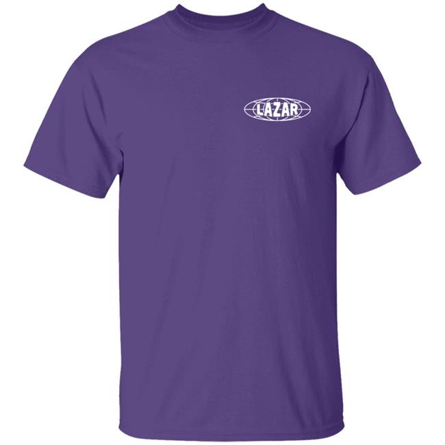 Lazarbeam Merch Youth Globe Indigo Shirt Lazarbeam Merch Youth Globe Indigo Shirt