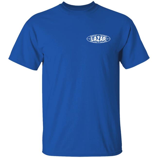 Lazarbeam Merch Youth Globe Indigo Shirt Lazarbeam Merch Youth Globe Indigo Shirt