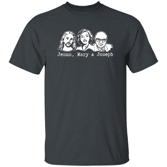 Twisted Sisters Boutik Crooked Arse Creations Merchandise Jesus, Mary & Joseph T Shirt
