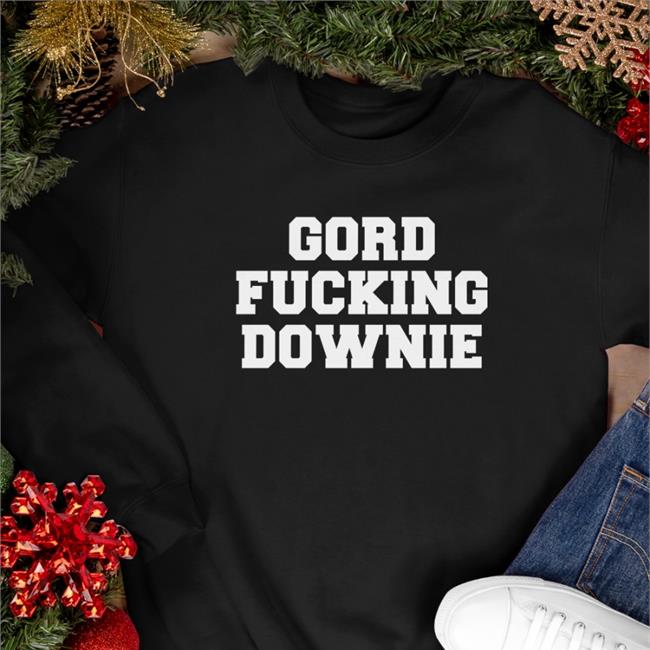Jeff Ament's Army Gord Fucking Downie Crewneck Sweatshirt Pearljamfamily