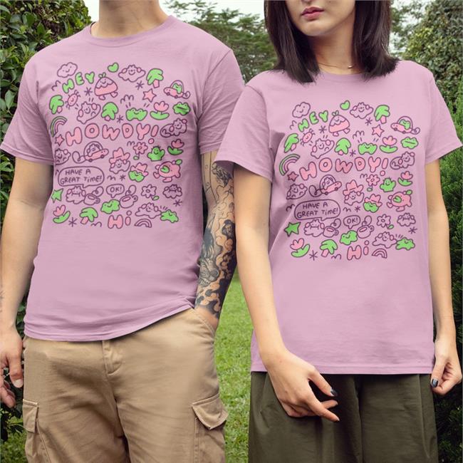 Hey Howdy Hi Shirt Duotone Editions Store Momo Draws