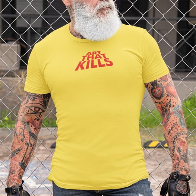 Art That Kills Tee Gold Hlmboism
