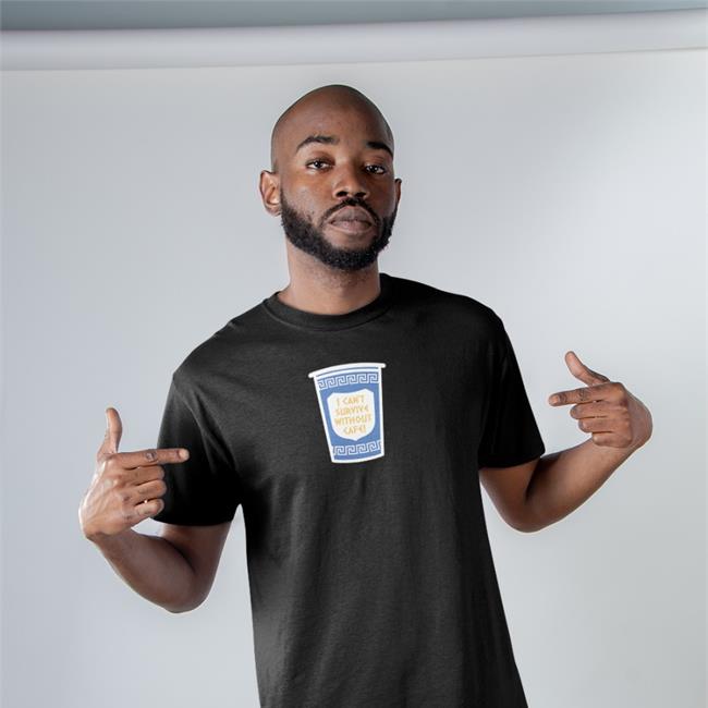 Lin-Manuel Miranda I Can't Survive Without Cafe Tee Shirt Luis A. Miranda